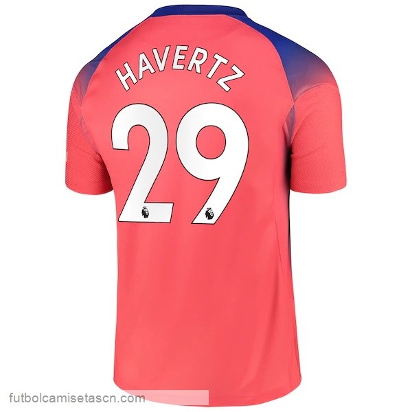 Camiseta Chelsea NO.29 Havertz 3ª 2020/21 Naranja